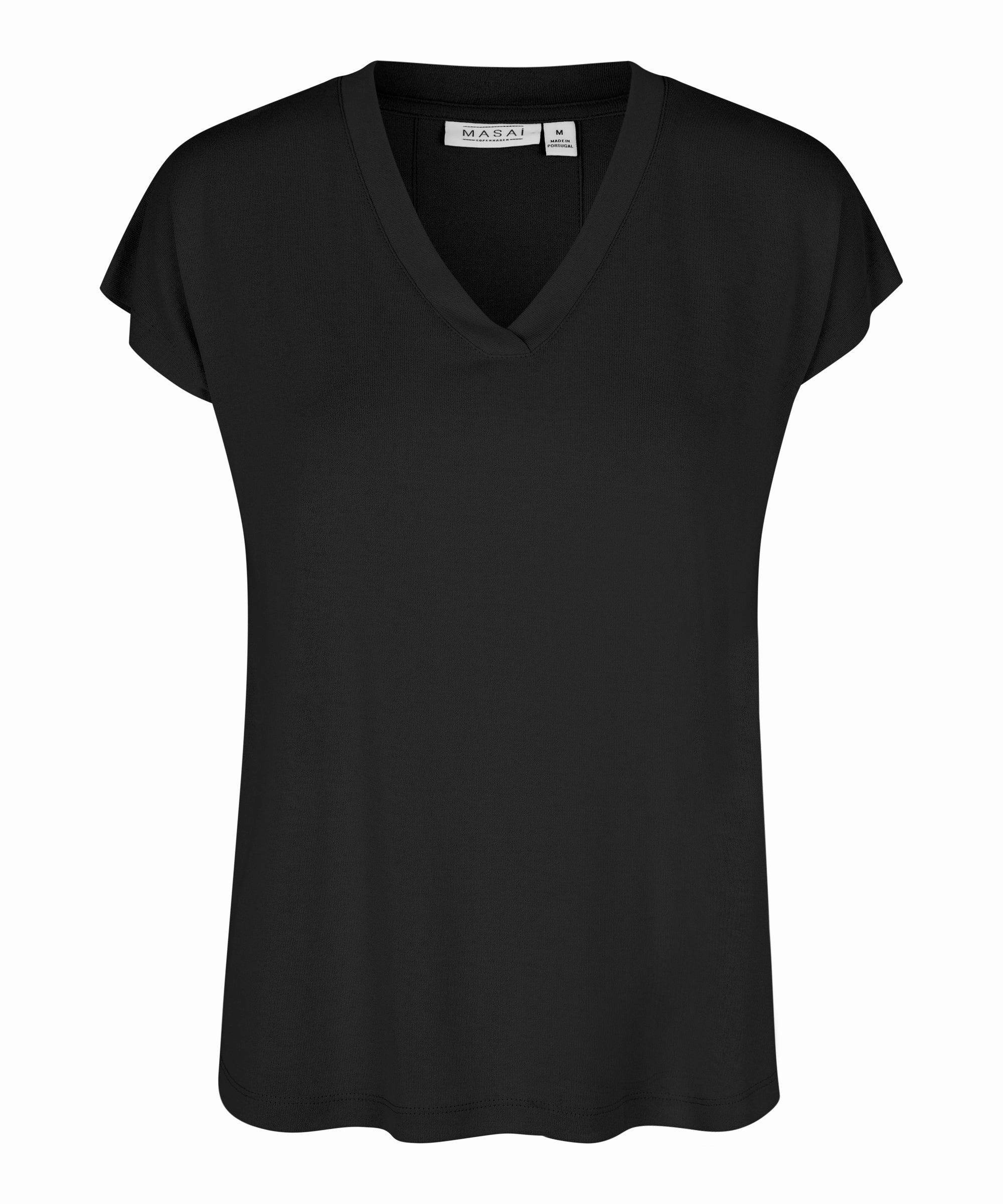1002960 MaEfa Top - Black RecycledPolyesterBlend