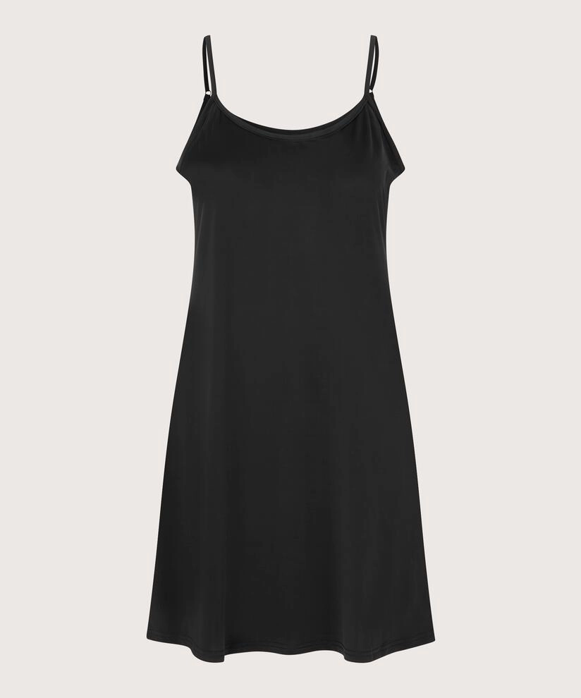 Versatile Base Layer Breathable Mesh Insert 1005782 MaHelle Slip Dress - Black