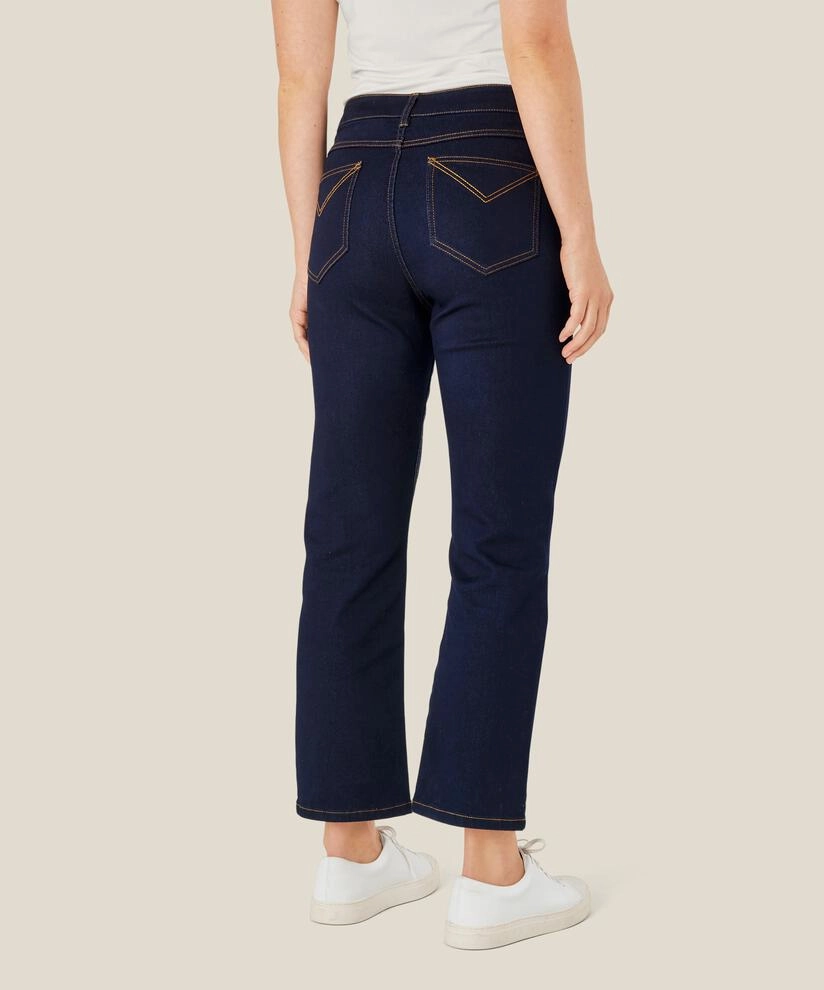 1006166 MaPaulo Trousers - Dark Denim Cozy Feel Corduroy texture