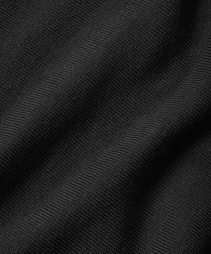 Ribbed Trim SweatGuard Lining 1009888 MaFronia Sweater - Black