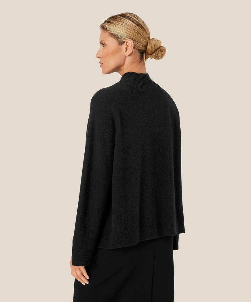 Durable Hem Stitching NeutralPalette 1009892 MaFadeya Top - Black