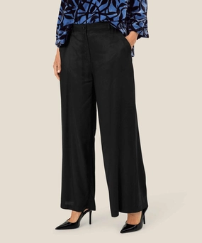 1010018 MaPerinus Trousers - Black Pull-on style