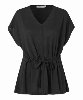Low Profile Stitching OrganicCotton 1010610 MaDevala Top - Dark Lichen Green