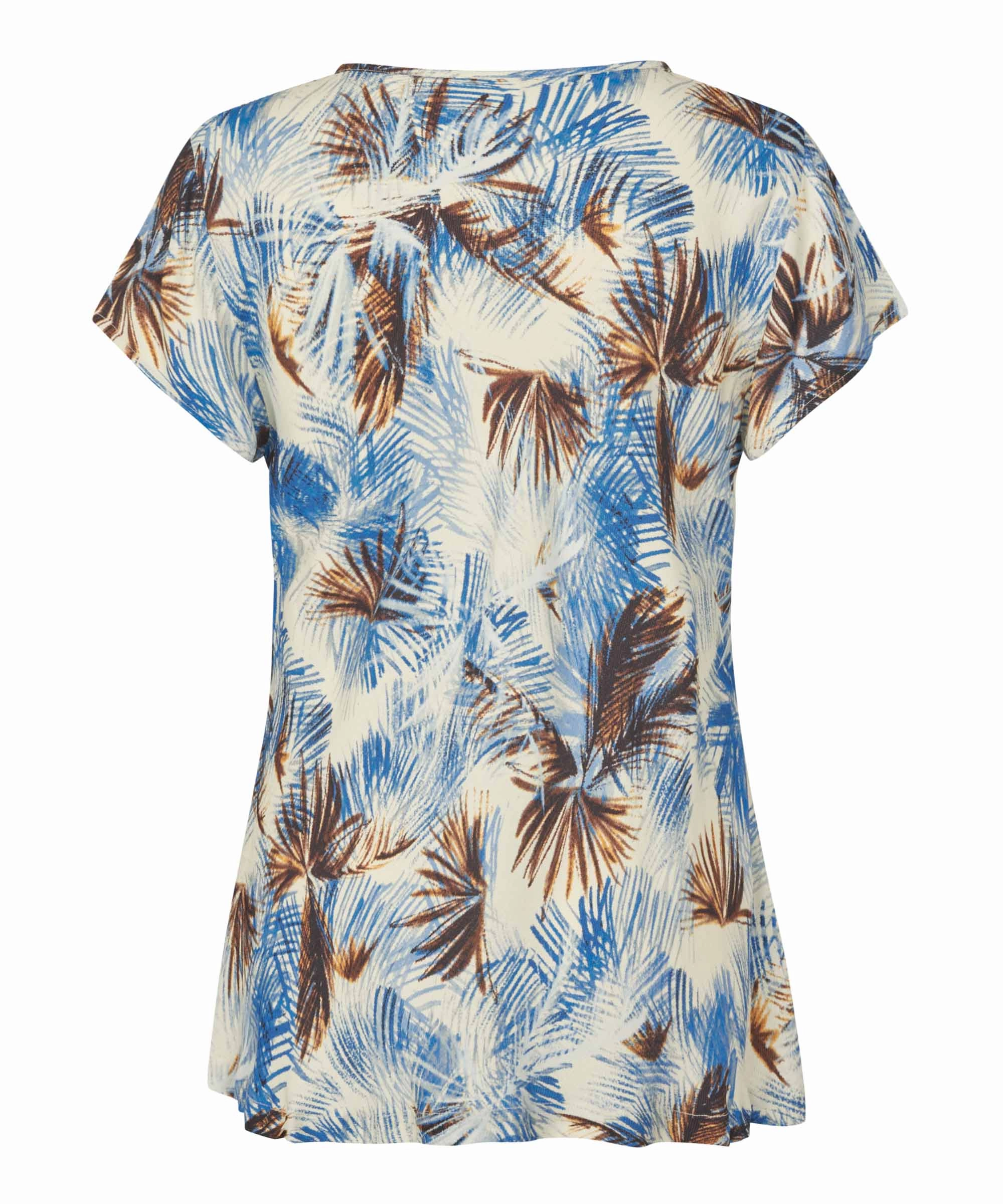 1010942 MaKallo Top - Della Blue DoubleStitchedSeams