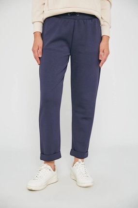 17343665 Trousers with Drawstring - Light Grey Melange Smart Utility