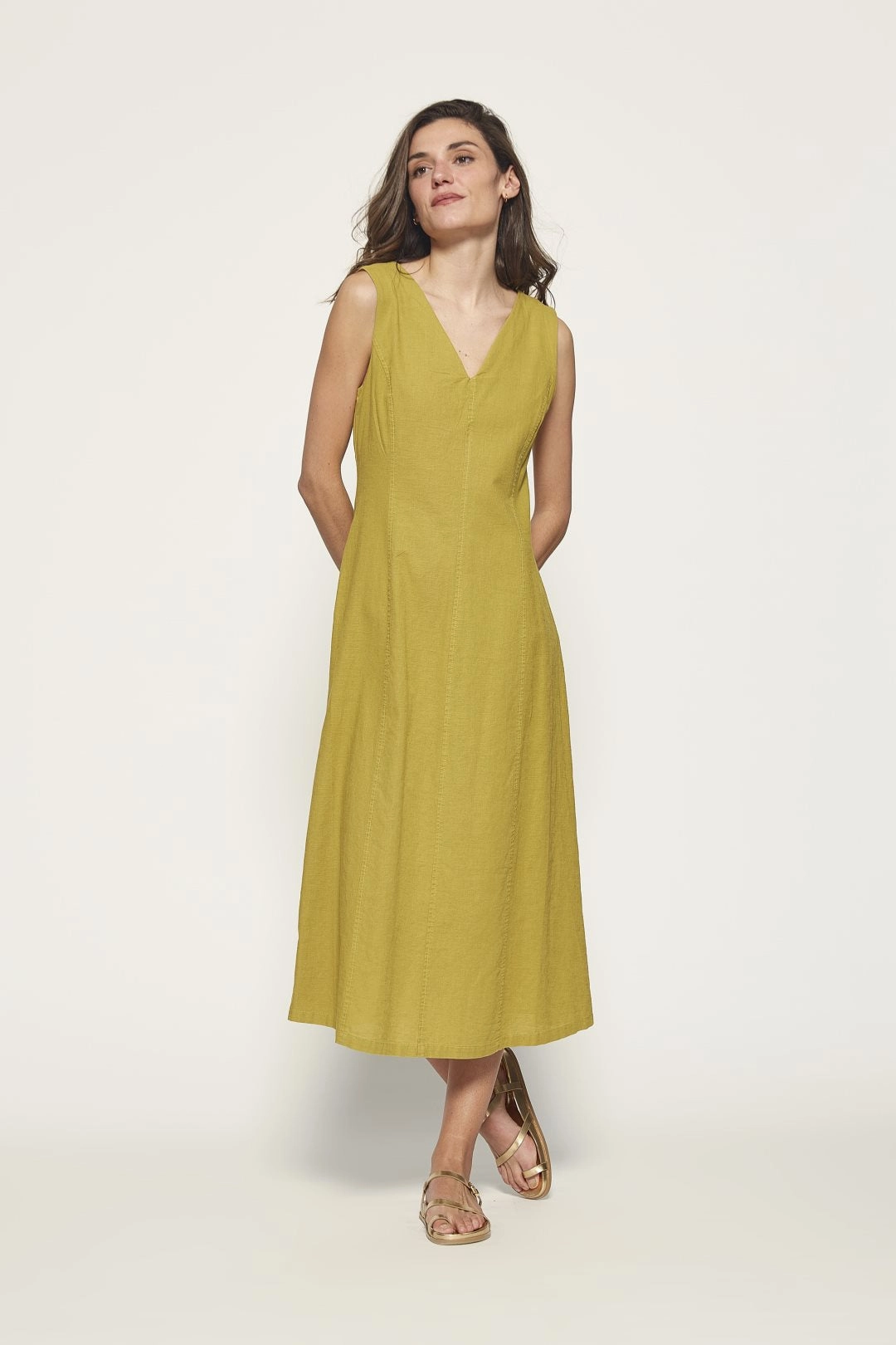 Comfy Shape 27511601 Maxi Dress - Stone