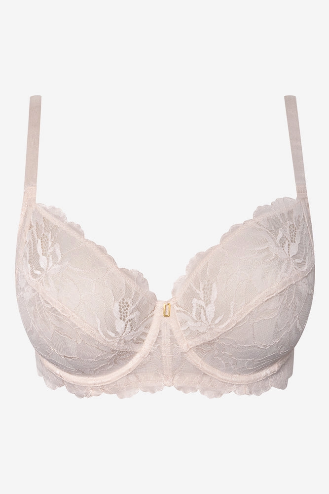 2 Pack Lace Bras Neutral athletic apparel Adjustable