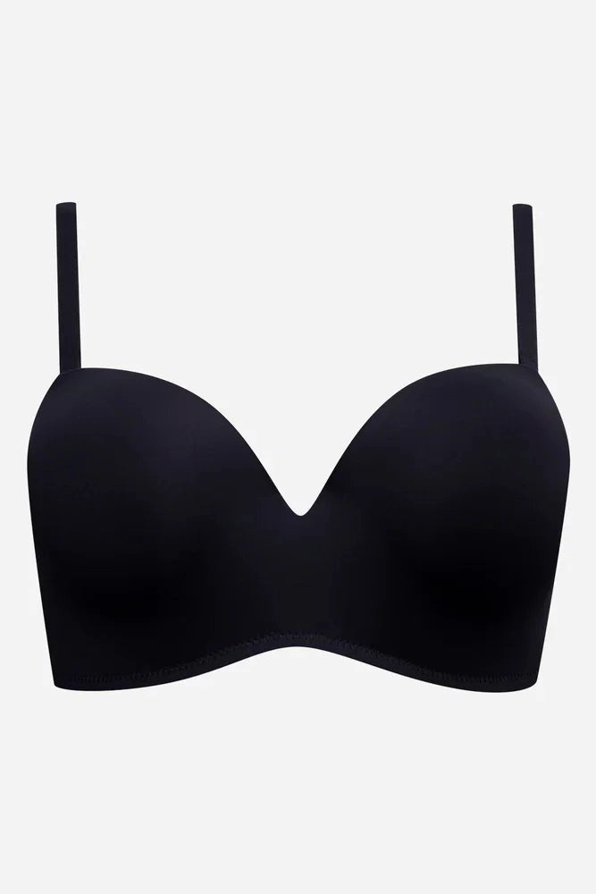 2 Pack Multiway Bonded Bras Small Black Supportive seams Dance costume