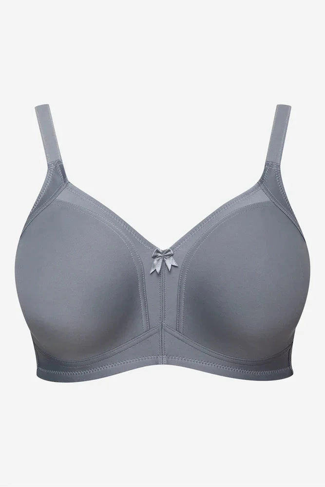 2 Pack Non Padded Wirefree Bra Pink & Grey Soft Cup Black fitness clothes