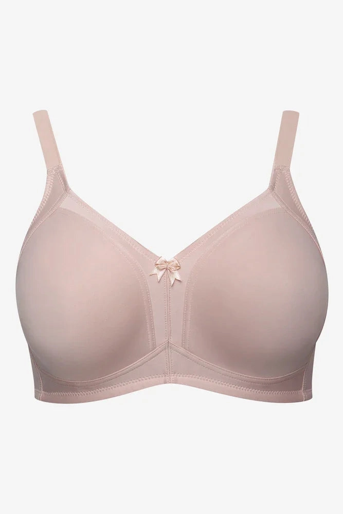 2 Pack Non Padded Wirefree Bra Pink & Grey Tasseled edges