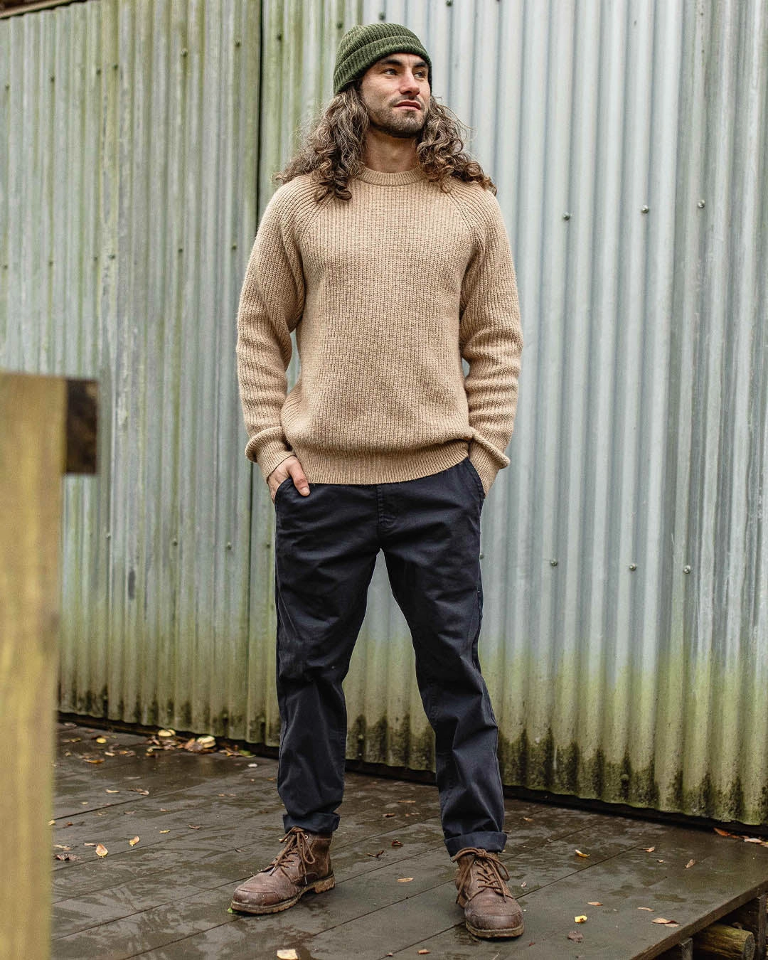Easy Access Perfect Length 365 Organic Cotton Trouser - Faded Black