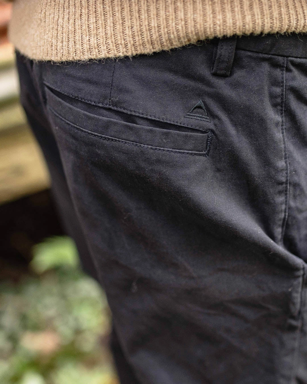 AbrasionResistantFabric 365 Organic Cotton Trouser - Faded Black