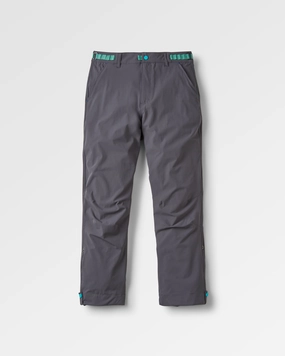 Comfy Waist Bold Design 365 Trail Trouser - Charcoal