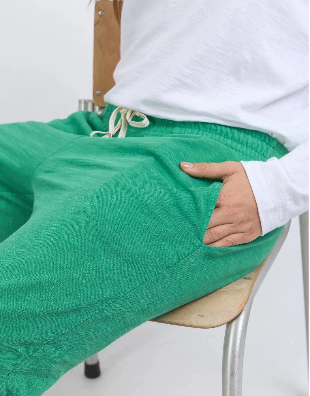 sporty wear SturdyBeltLoops 3/4 Brunch Pants - Pine Green