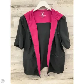 Athletic Jacket By Zenergy By Chicos In Black, Size: L Cold Weather Gear Zipper Closure Mechanism