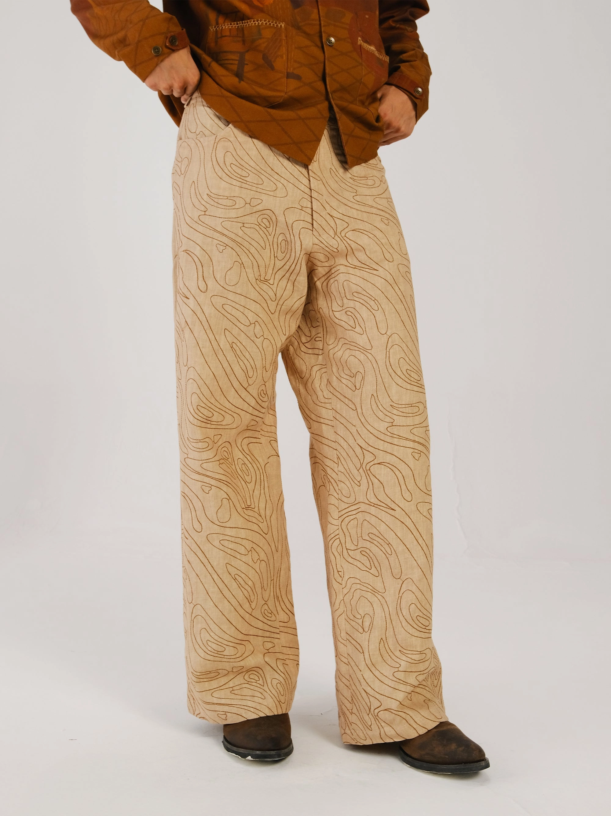 60'S Pants Soft Fabric Relaxed Comfort Wear