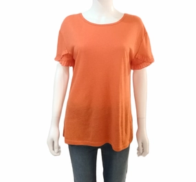 84276242 T-Shirt - Orange Sleeveless Top