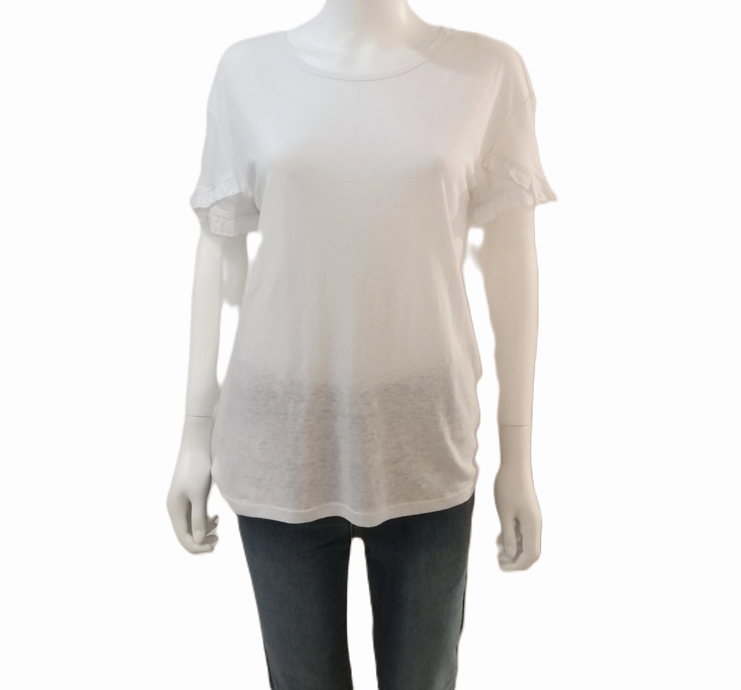 84276242 T-Shirt - White High Stretch Fabric Eco Friendly Dye Process