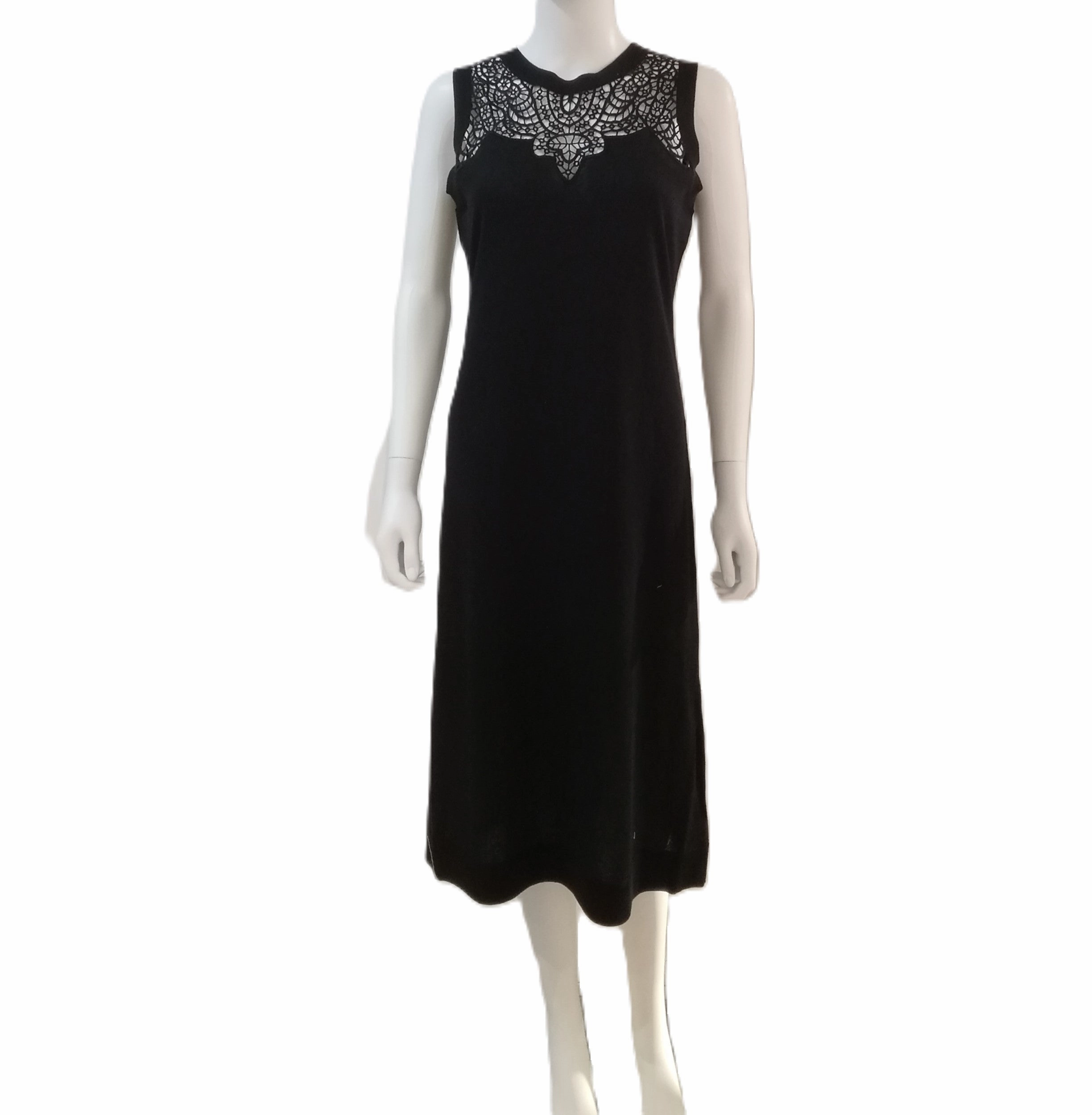 85546103 Maxi Knit Dress - Black Dreamy Motion Day Glow