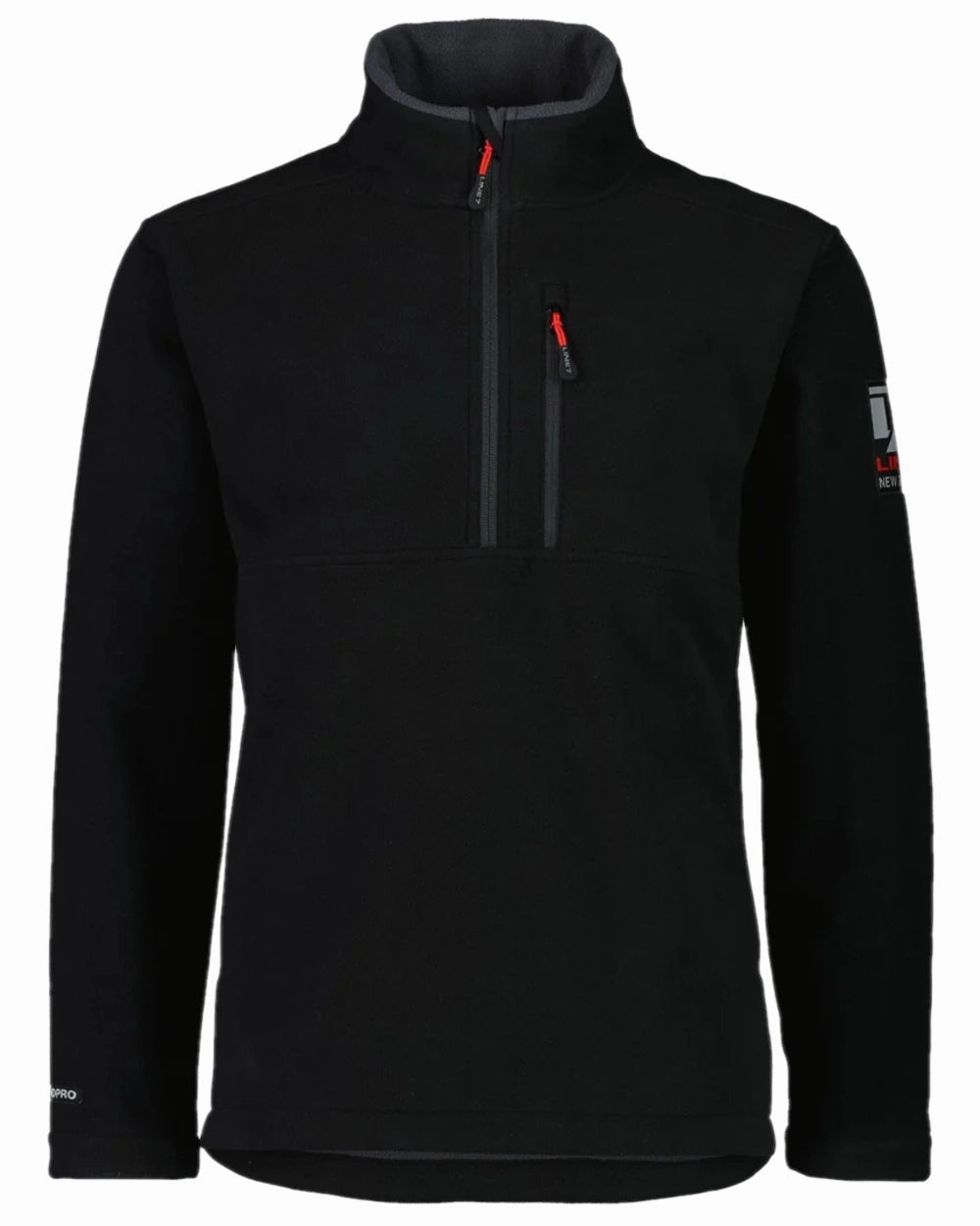 Line 7 Mens Territory Wind Pro Half Zip Fleece Jacket Draft Block