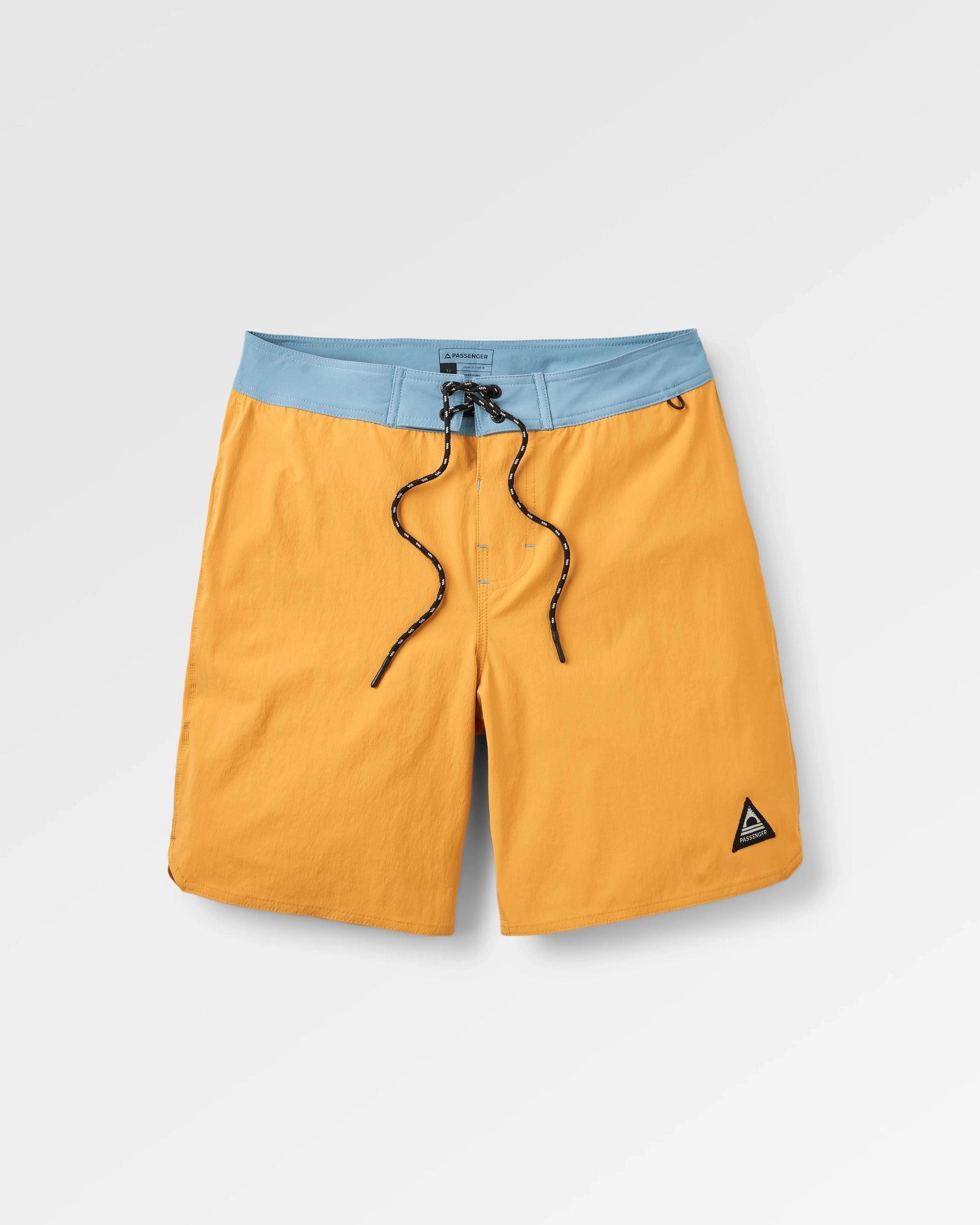 Cruiser NetPlus? Recycled 19" Boardshort - Spruce Yellow Zero Bulk Packaging No Slip Grip