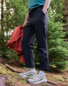 Tall Length Day-to-Day Wear 365 Trail Roll Up Trouser - Black