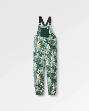 Ace Recycled Polar Fleece Dungarees - Frost Dark Fern Stretchable Wear Core Fit