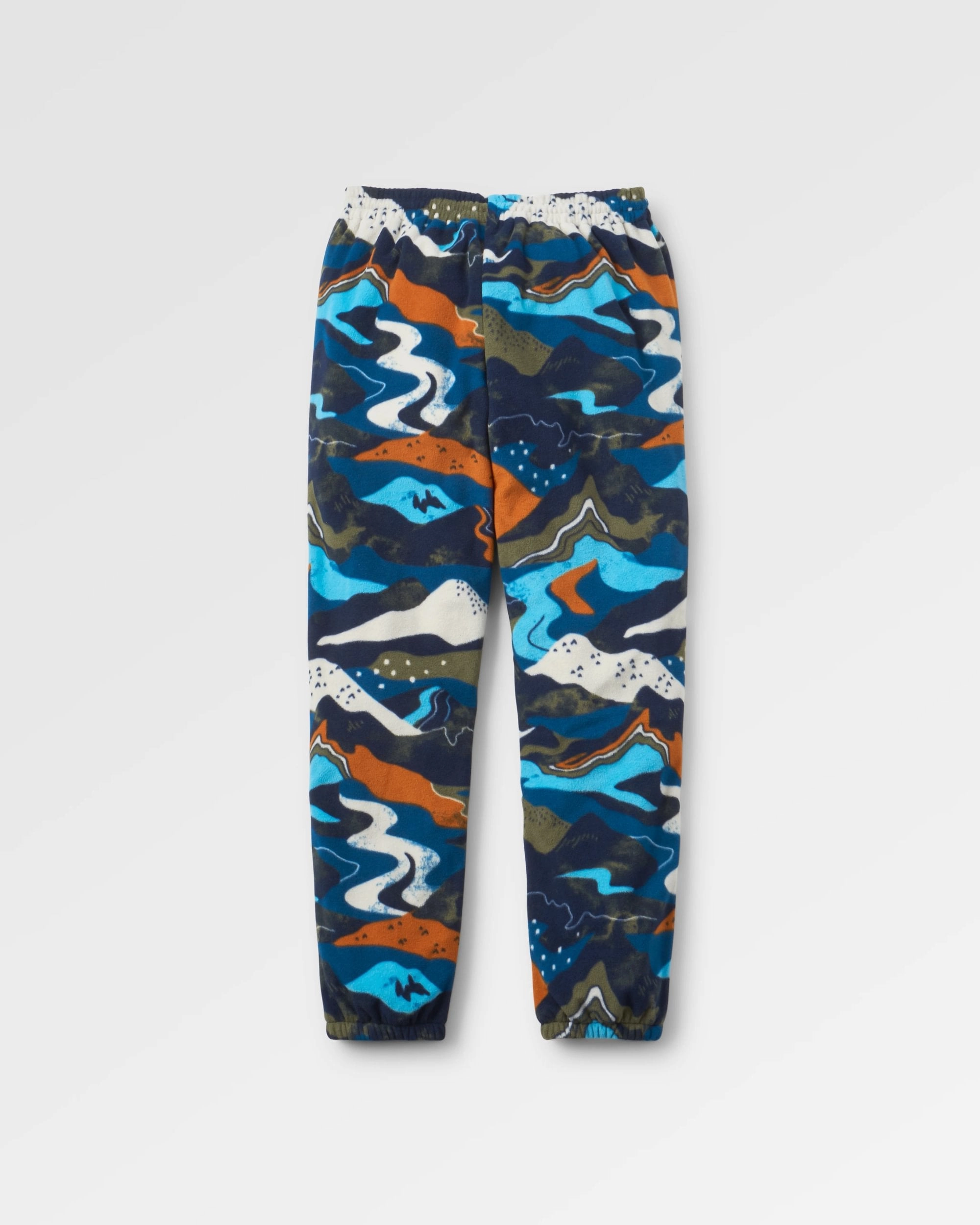 Ace Recycled Polar Fleece Joggers - Adventure Tidal Blue Cozy Casual Light Wear Fit