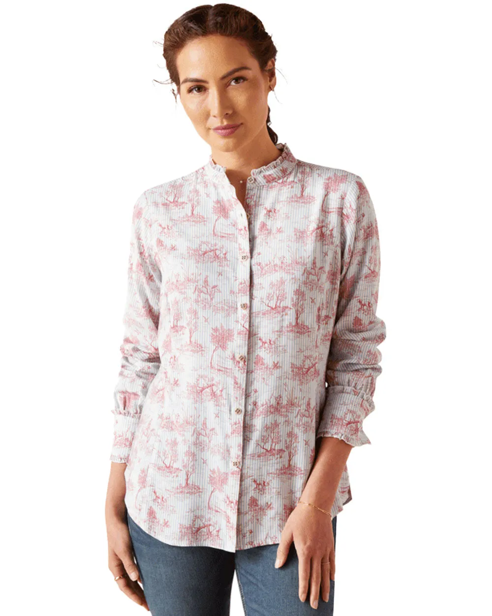 Lightweight Layers Gym Appropriate Ariat Womens Clarion Blouse Clearance