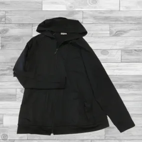 Athletic Jacket By Chicos In Black, Size: M Zippered Pockets Multi Pocket Design