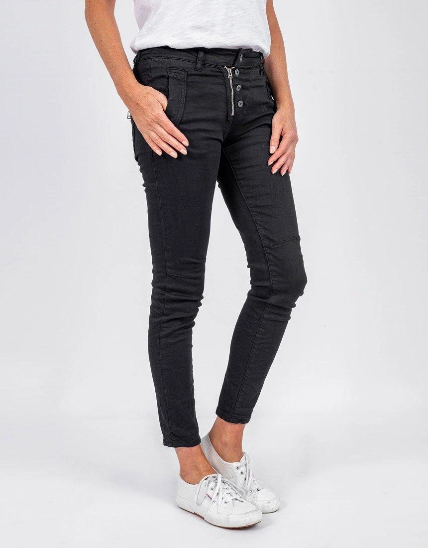 Italian Star Jeans - Black Work Outfit Nature Lover Party Look