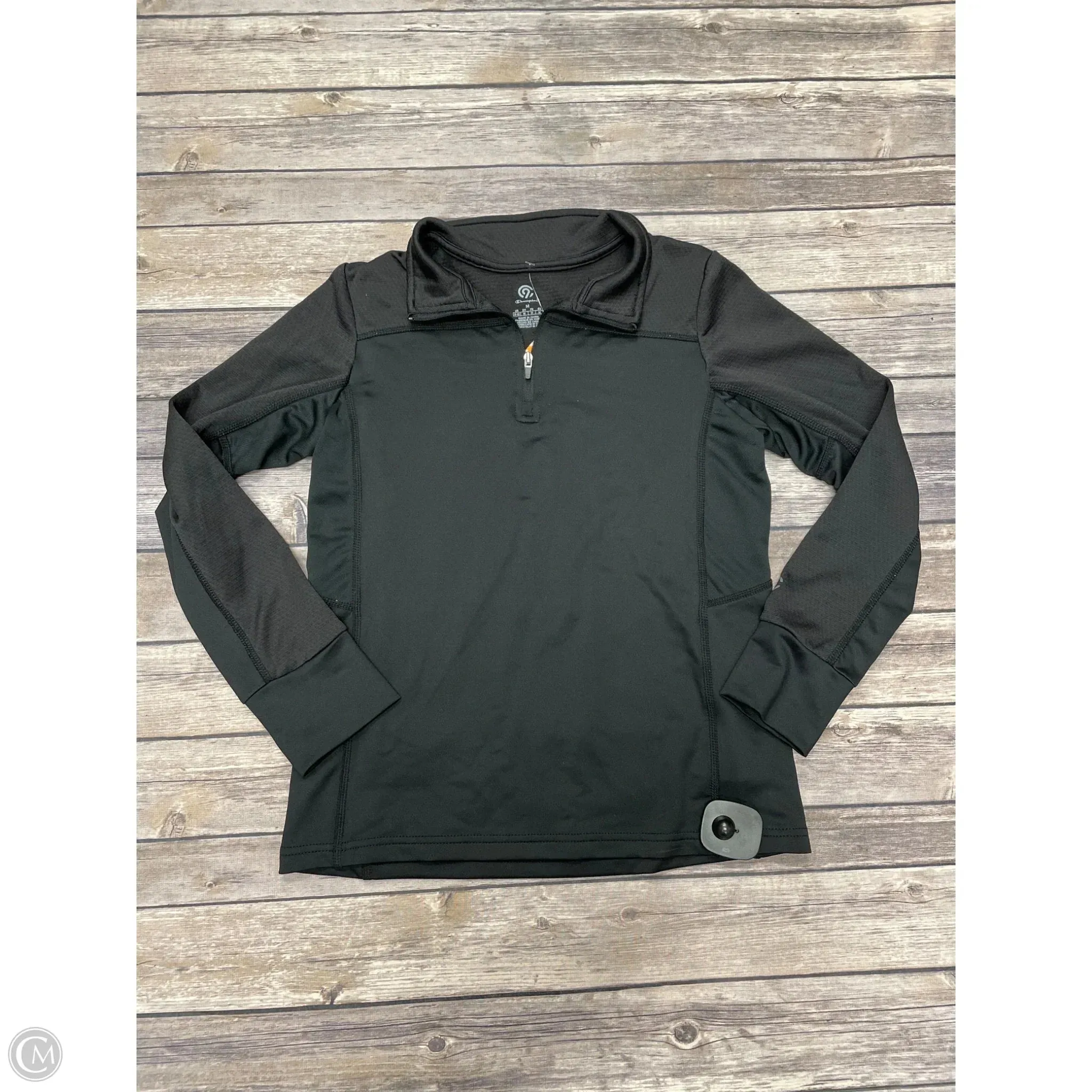 Crisp Layer Athletic Jacket By Champion In Black, Size: M