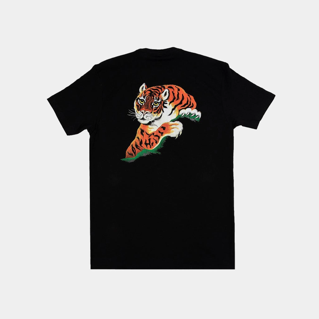 Stylish Outfit SlimFit ROCKY SATIN TIGER SHIRT