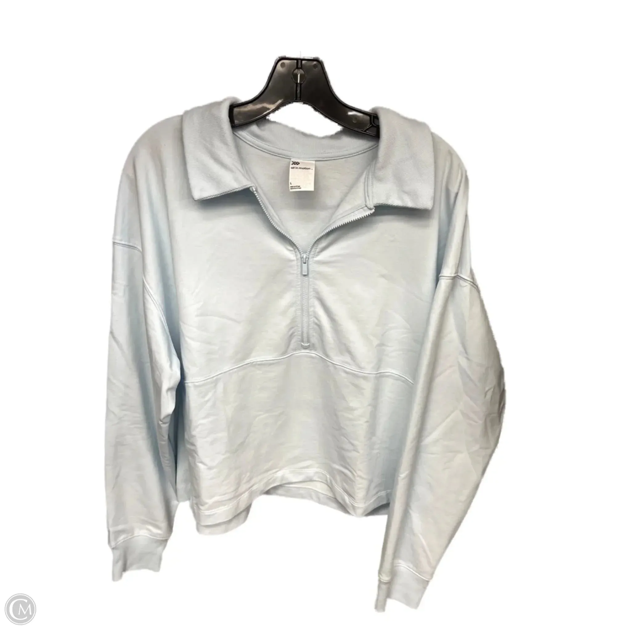 Hollow Fiber Fill Athletic Jacket By All In Motion In Blue, Size: L