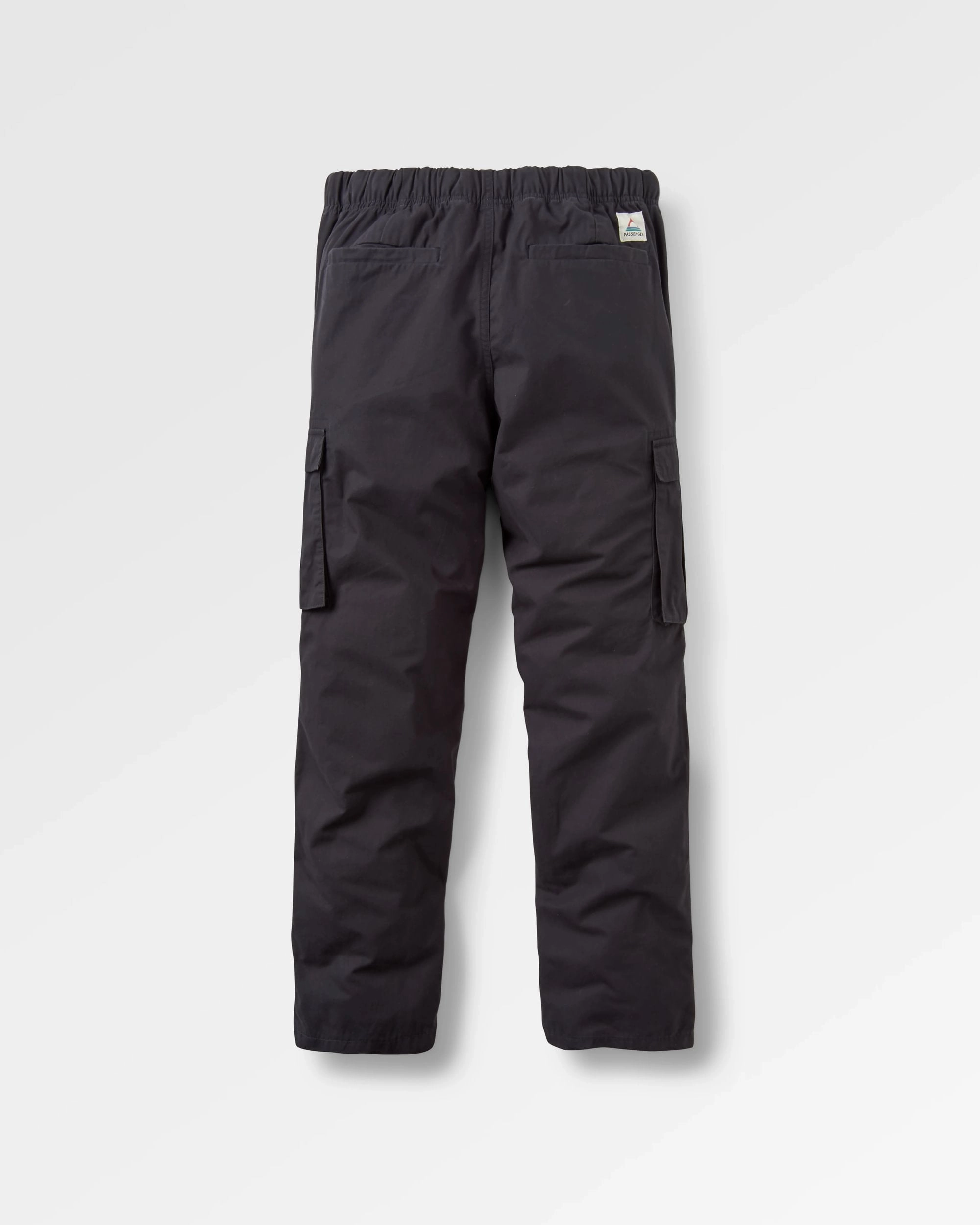 Adventurer Cargo Trouser - Black Sustainable Material Blend Casual Edge