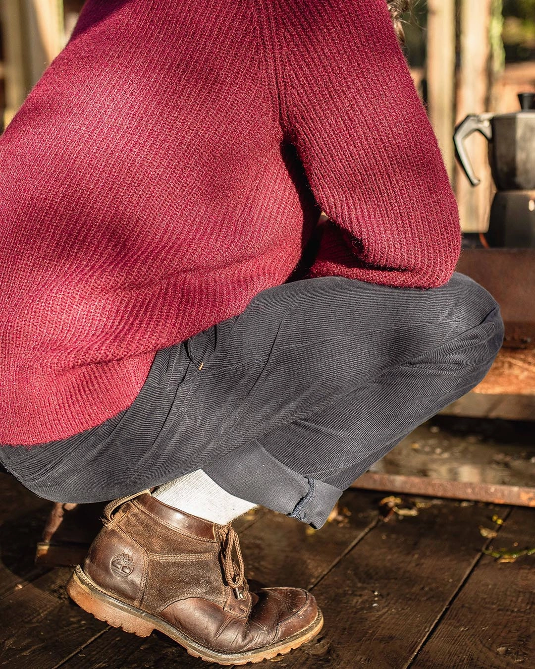 Adventurer Cord Trouser - Deep Navy Compact Storage