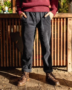 Adventurer Cord Trouser - Deep Navy Flex Fit Functional Layers