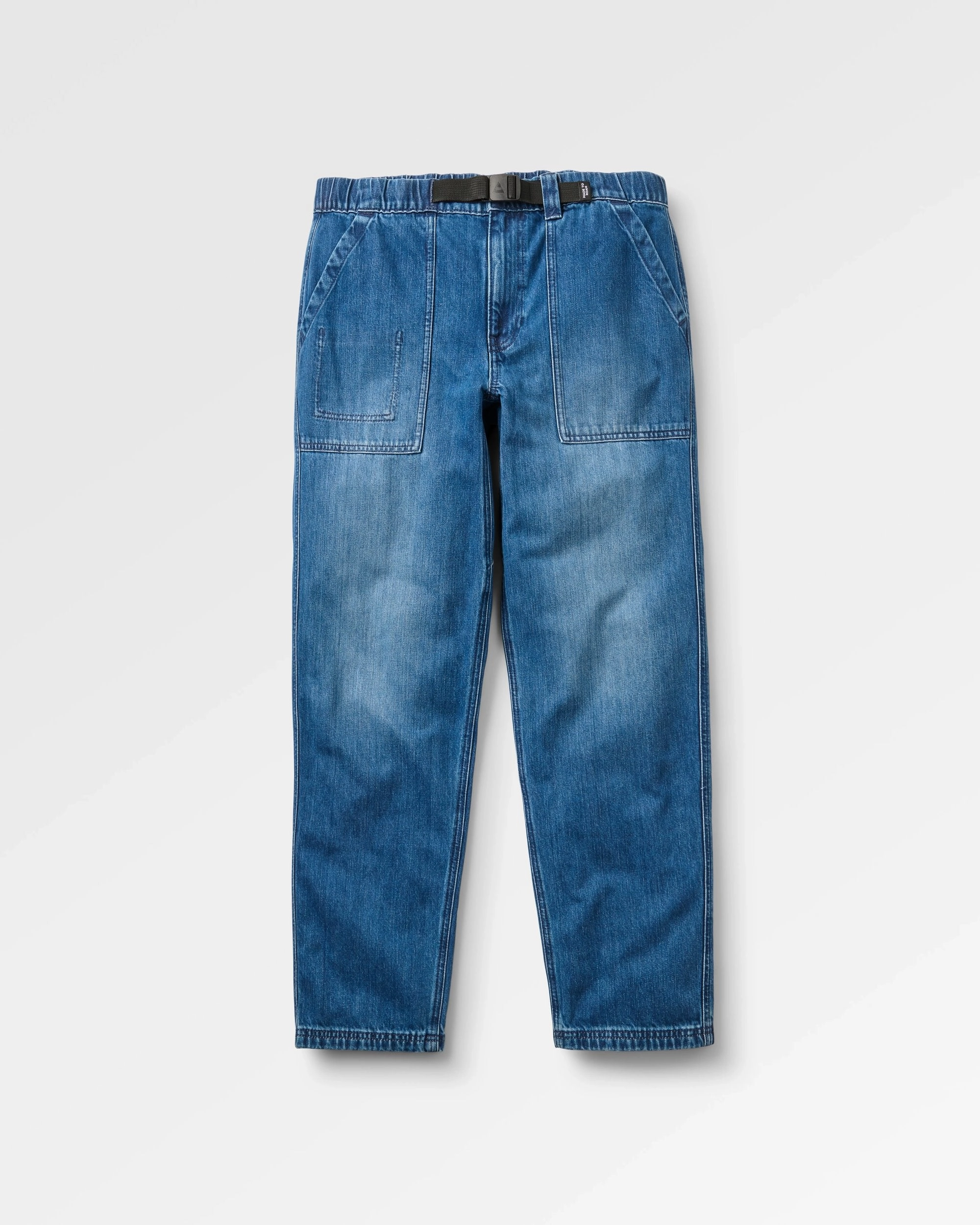 Adventurer Denim Trouser - Mid Wash Denim WaterRepellentCoating Casual Must-Have