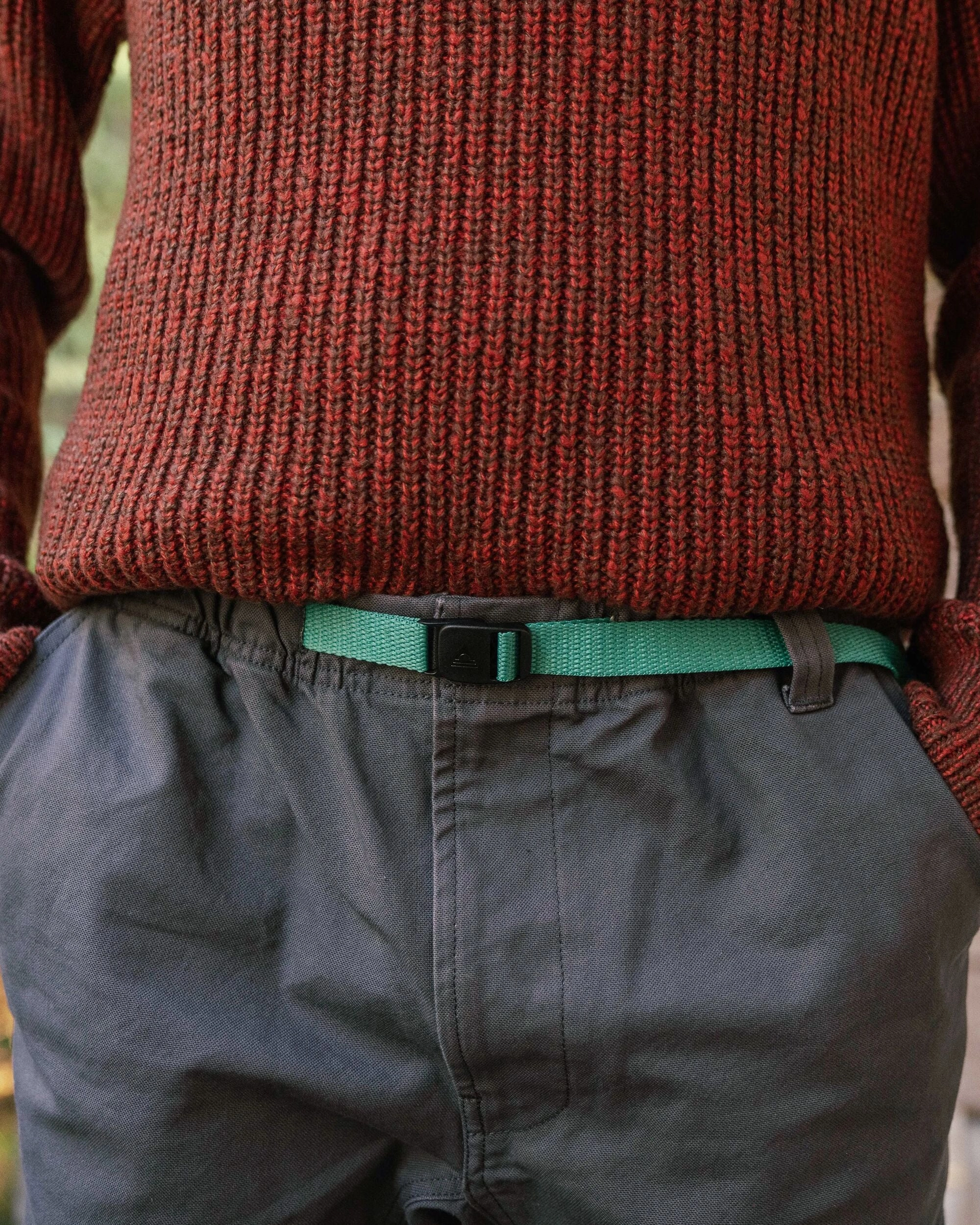 RecycledPolyester Adventurer Organic Canvas Trouser - Charcoal
