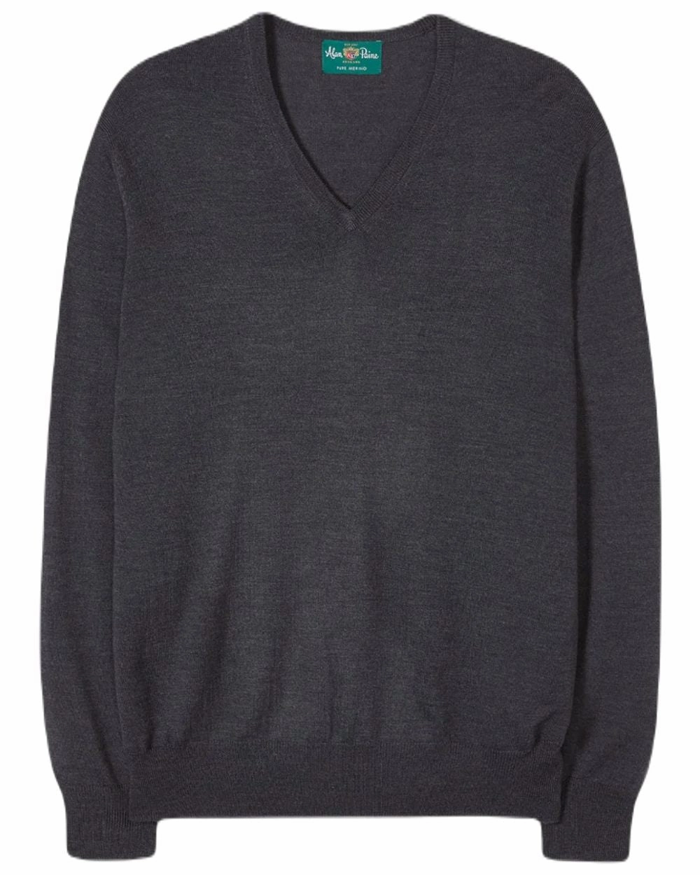 Alan Paine Mens Millbreck Merino Wool V-Neck Jumper Pure Detail Layered Weight Distribution Guide