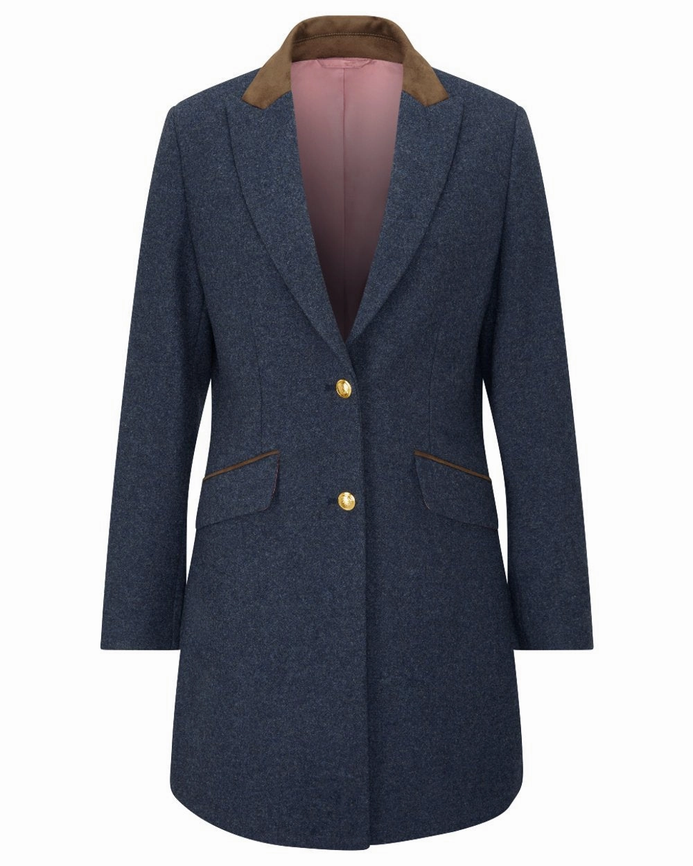 Formal Use Comfortable fit Alan Paine Surrey Mid-Thigh Tweed Coat