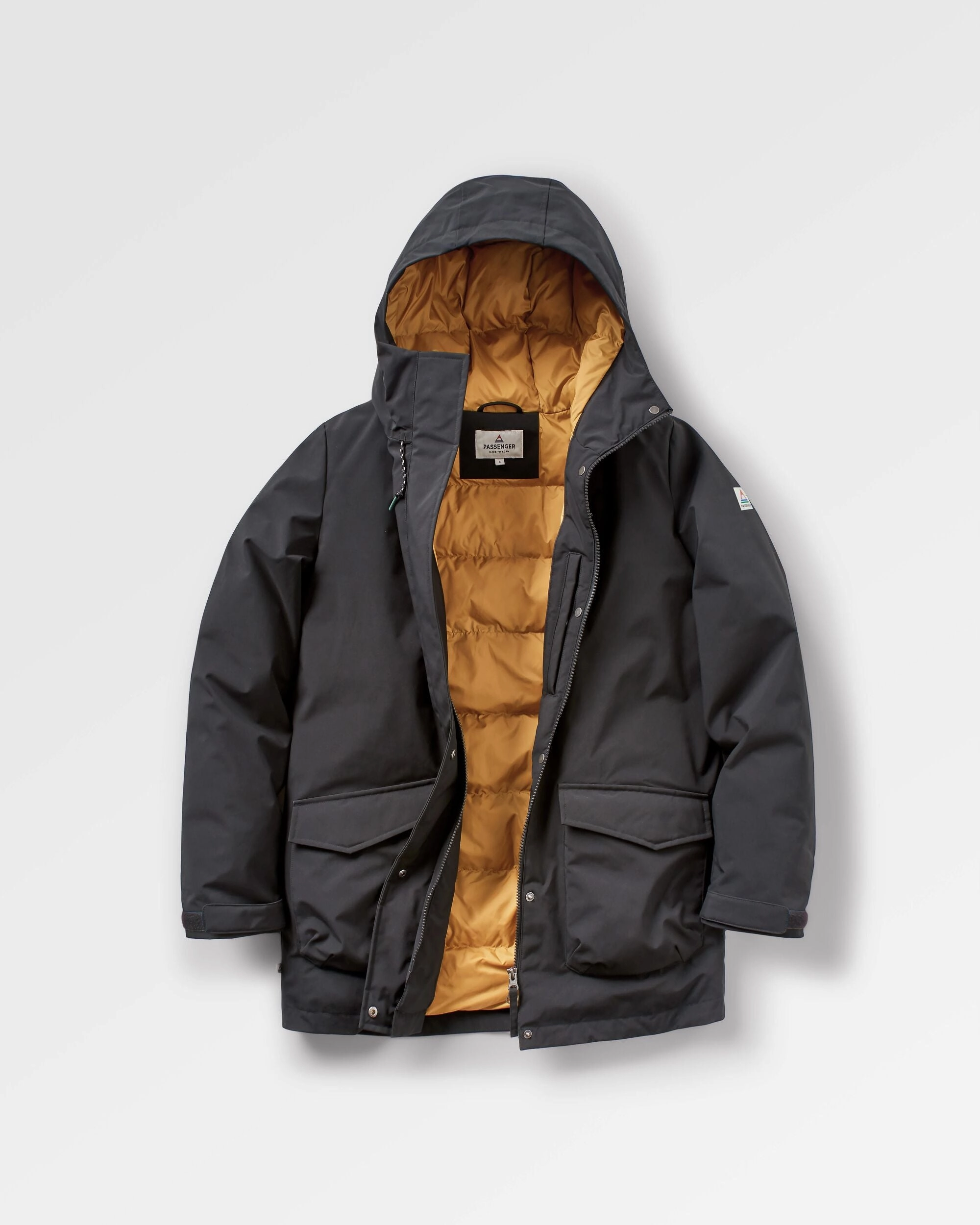 Alaska Recycled Insulated Parka - Black Practical Layer Taped Seam Construction
