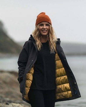 Alaska Recycled Insulated Parka - Black Everyday Look