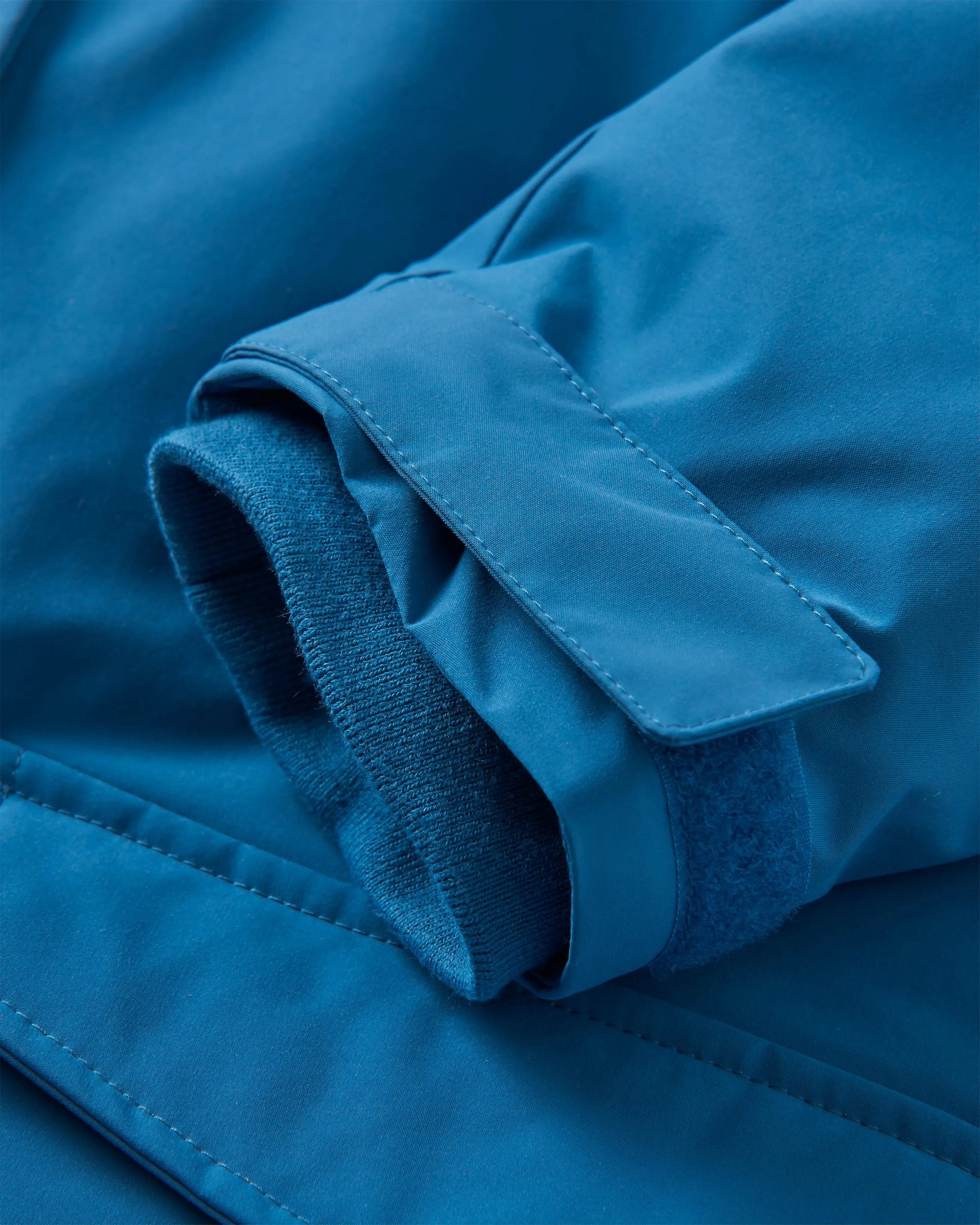 Alaska Recycled Insulated Parka - Blue Steel Contoured Back Panel