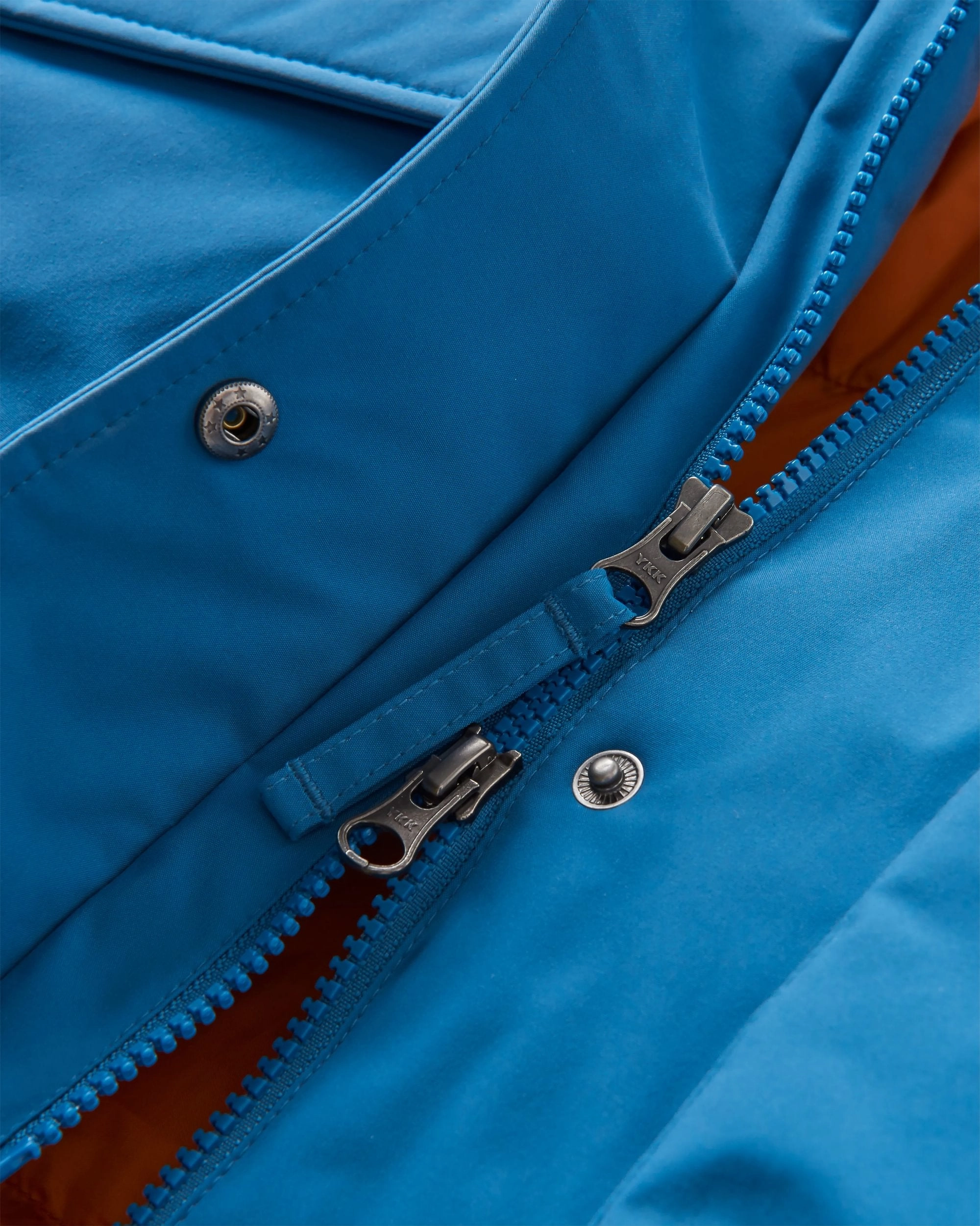 Alaska Recycled Insulated Parka - Blue Steel Classic Look