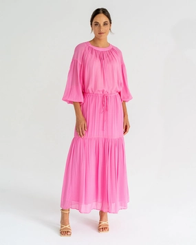 Alba Maxi Skirt - Orchid Pink Family Celebration