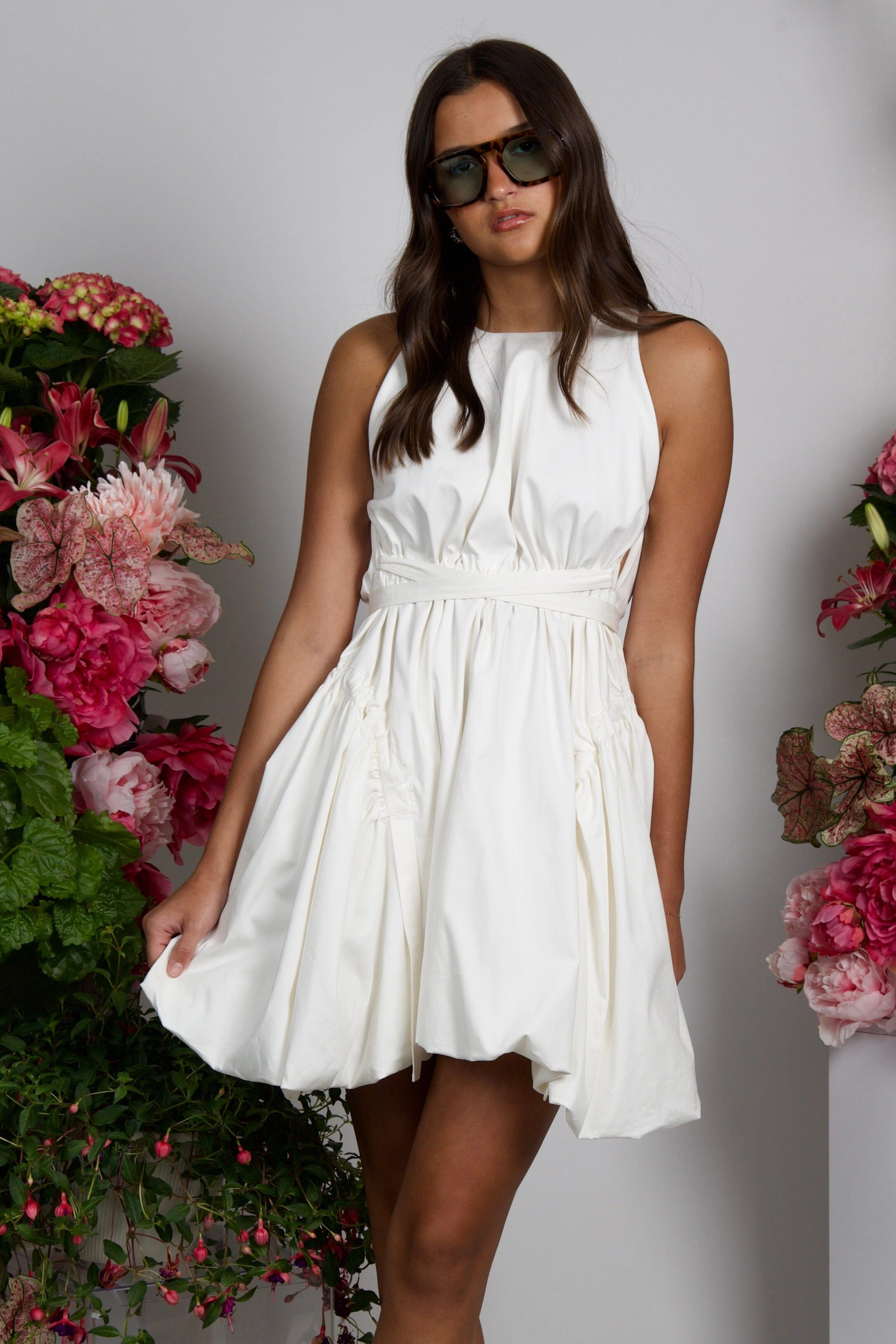 ALEXIS | Lidane Dress - White Cozy Base