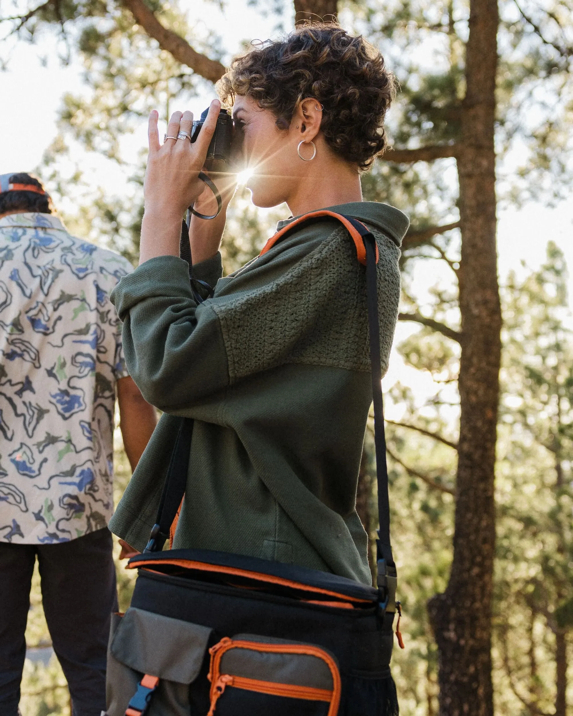 Maya Twill Overshirt - Wild Green Hypoallergenic Lining
