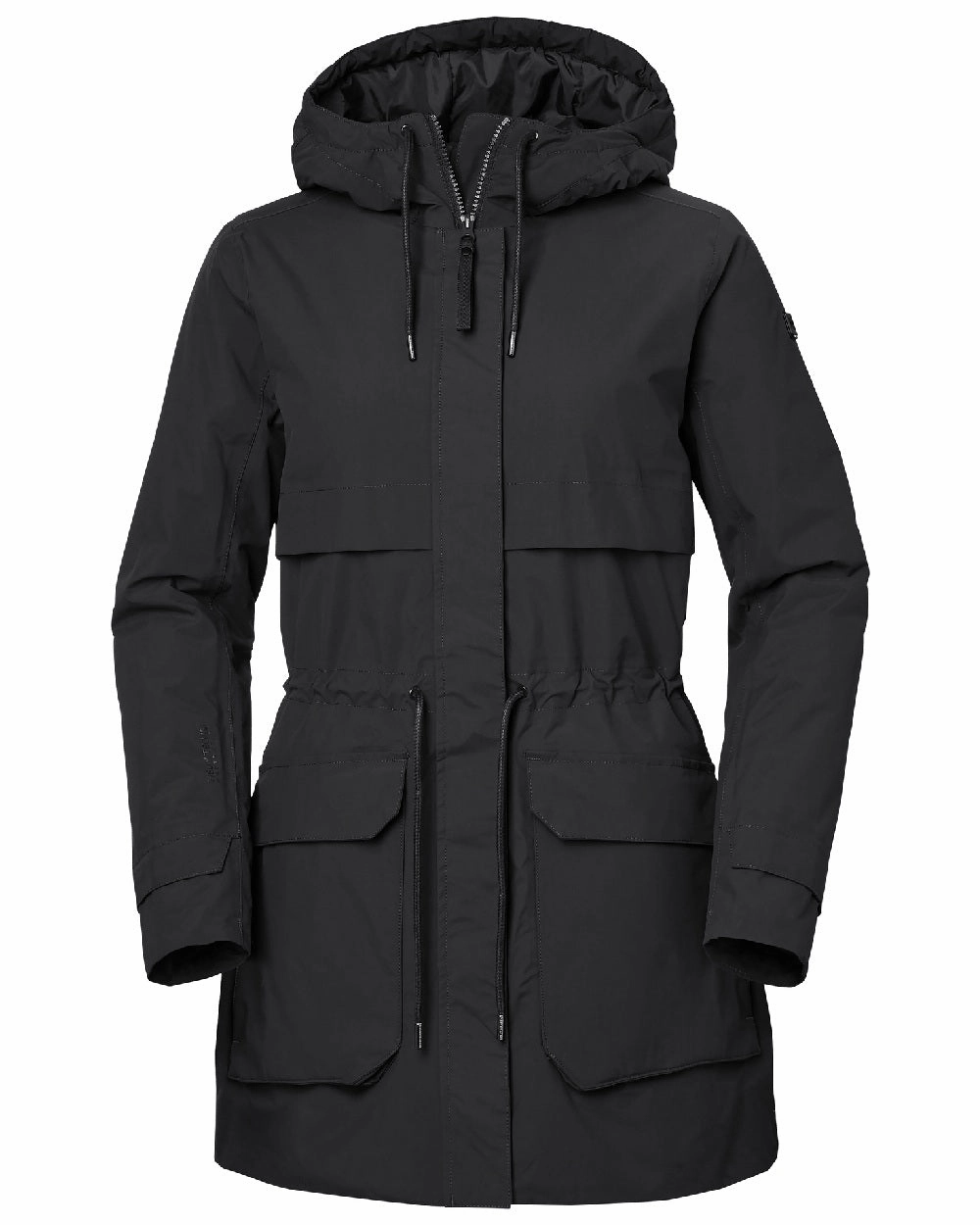 Helly Hansen Womens Boyne Insulated Parka 2.0 Concealed Zippers Ventilated Back Panel