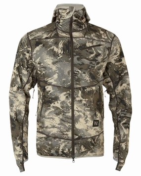 Harkila Mountain Hunter Expedition Fleece Hoodie Front Pouch Sleeve Detail
